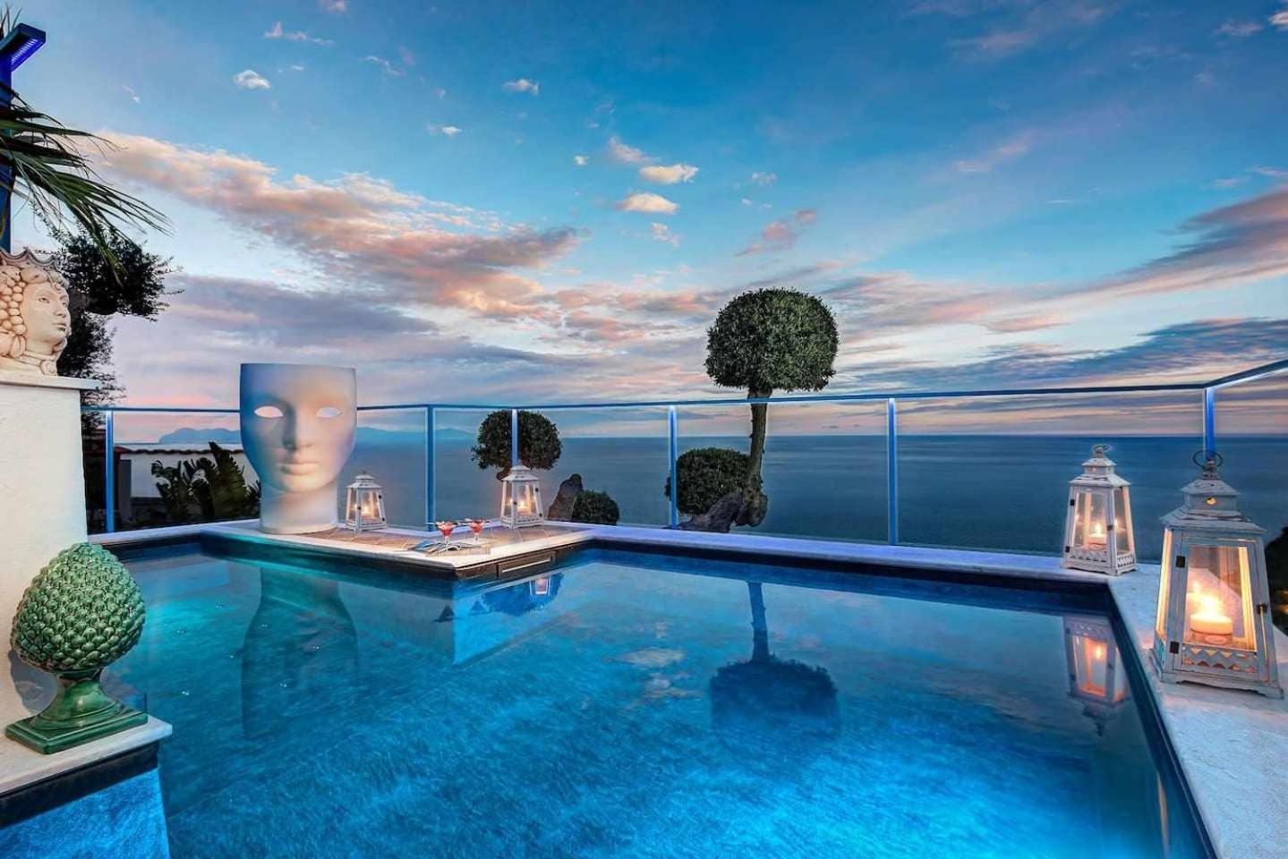 Villa Islamorada Pool And Sea View Massa Lubrense Dış mekan fotoğraf