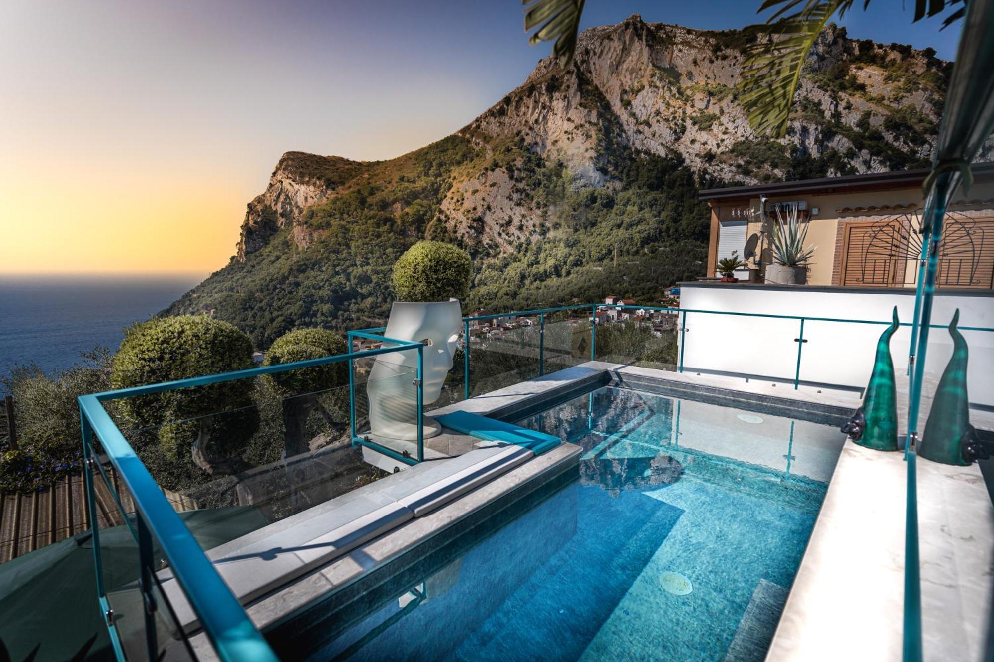 Villa Islamorada Pool And Sea View Massa Lubrense Dış mekan fotoğraf